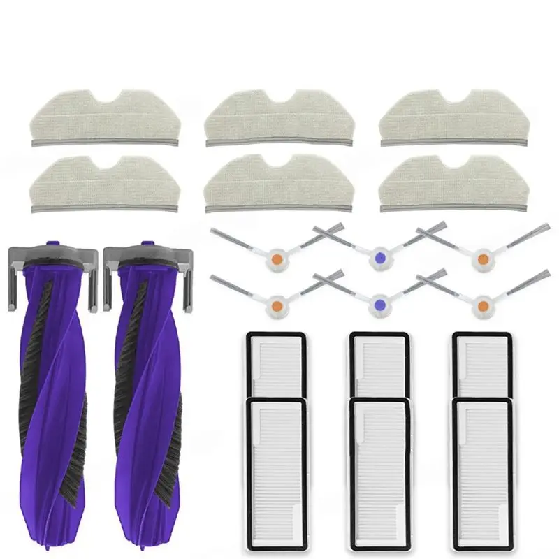 A005-Complete Replacement Accessories For Narwal Freo X Plus Robot Vacuum:Main Roller Brush Side Brush HEPA Filter Mop Pad Clean
A005-Complete Replacement Accessories For Narwal Freo X Plus Robot Vacuum:Main Roller Brush Side Brush HEPA Filter Mop Pad Clean