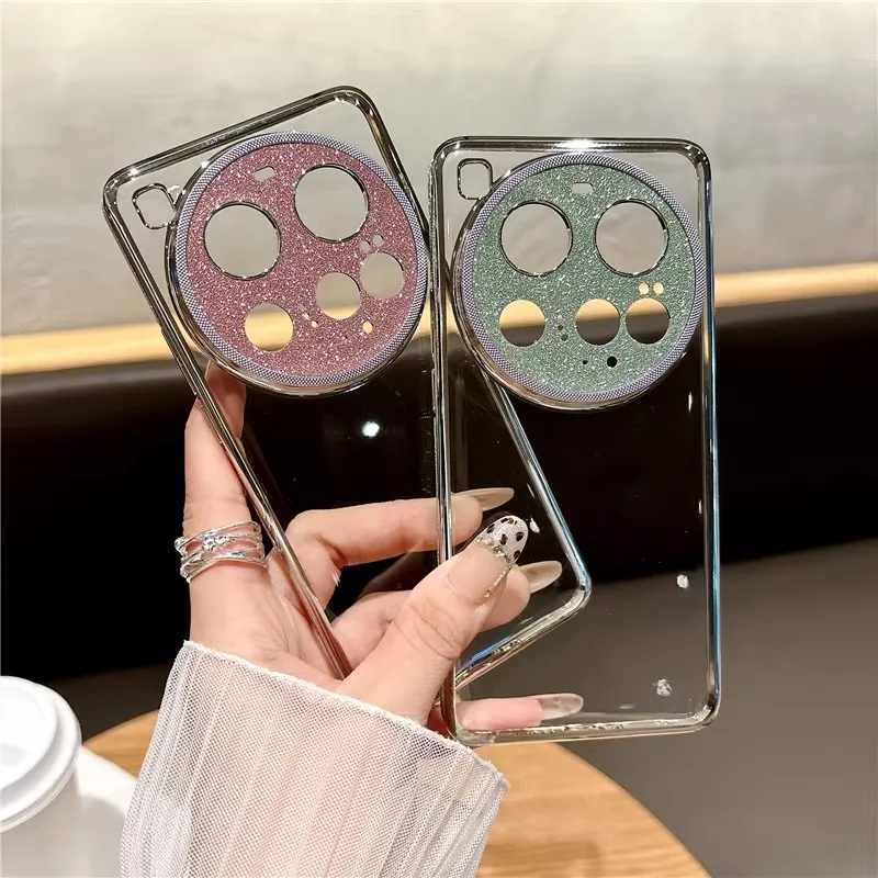 Funda For Xiaomi 15 Ultra Case Glitter Camera Lens Protection Transparent Plating Frame Shockproof Bumper Phone Back Cover
Funda For Xiaomi 15 Ultra Case Glitter Camera Lens Protection Transparent Plating Frame Shockproof Bumper Phone Back Cover