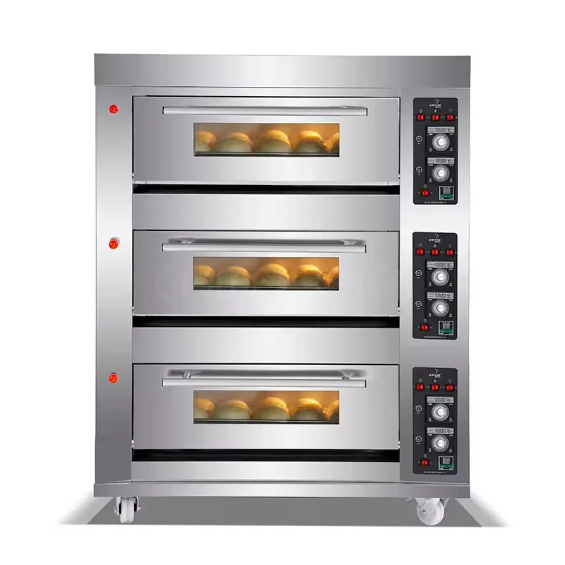 Baking OvenBakery Equipment 1 Deck 2 Trays Commercial Gas Oven Bread Cake Oven
Baking OvenBakery Equipment 1 Deck 2 Trays Commercial Gas Oven Bread Cake Oven