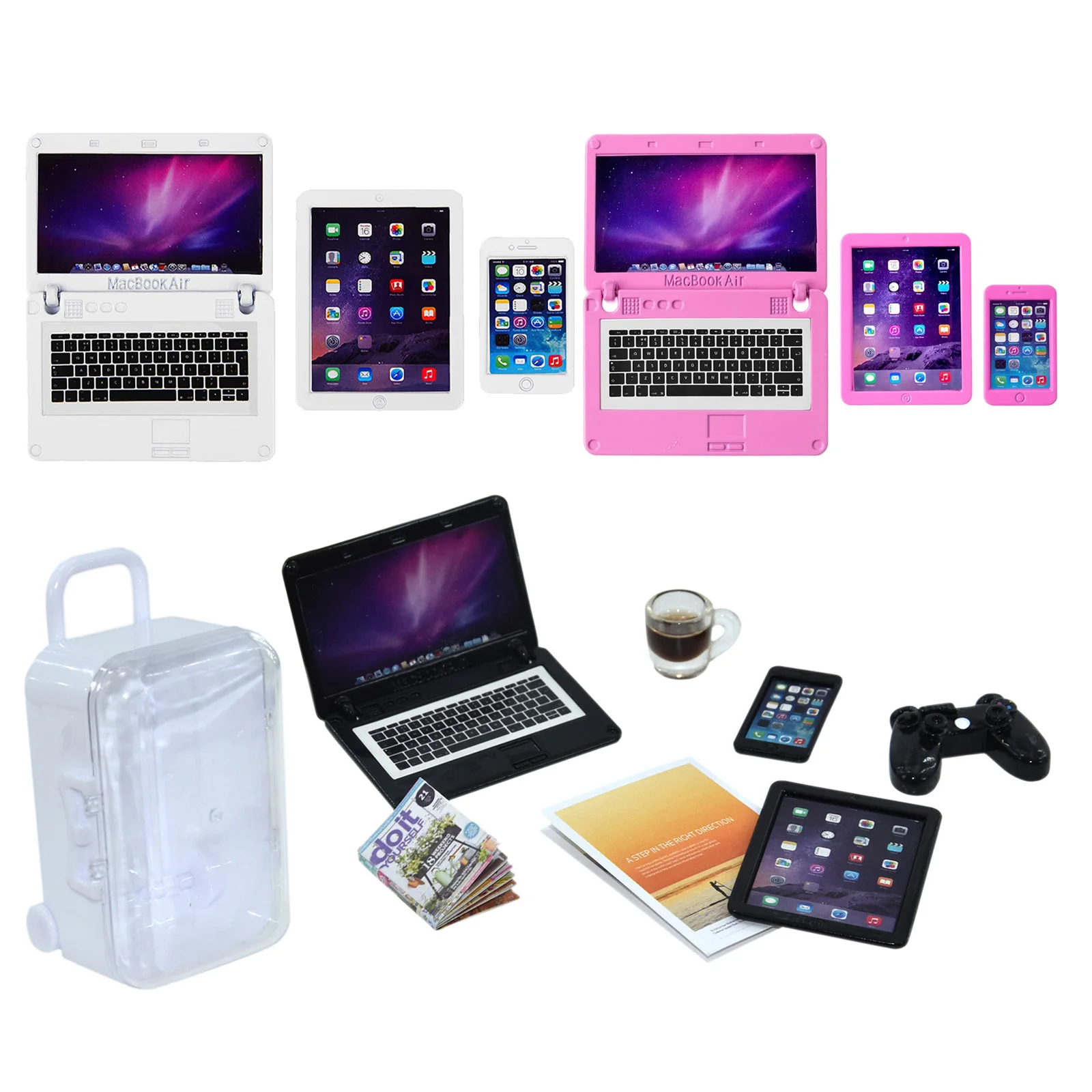 Mini Mobile Foldable Computer Tablet Dollhouse Miniature Laptop Furniture Accessories
Mini Mobile Foldable Computer Tablet Dollhouse Miniature Laptop Furniture Accessories