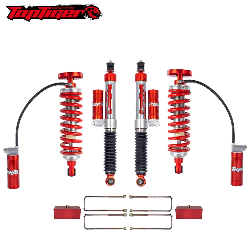 TopTiger Racing Customized Shocks Absorber Suspension off Road With Remote Reservoir 2 Inch Lift Kits for tacoma
TopTiger Racing Customized Shocks Absorber Suspension off Road With Remote Reservoir 2 Inch Lift Kits for tacoma