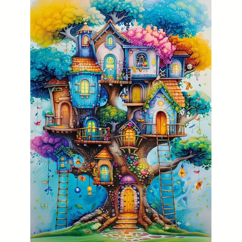 Various Sizes Popular Colored House on a Tree Jigsaw Puzzles Educational Games Colorful Puzzles Gifts Home Decor
Various Sizes Popular Colored House on a Tree Jigsaw Puzzles Educational Games Colorful Puzzles Gifts Home Decor