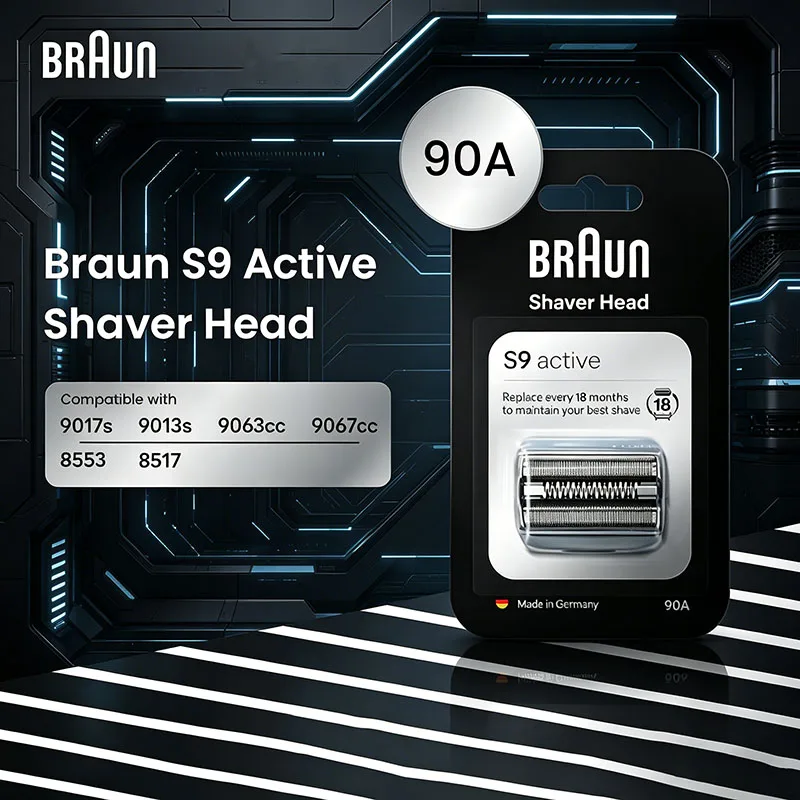 Braun 90A Men's Electric Shaver Blade Foil Blade Blade 9017S 9013S 9023S 9063Cc 9067Cc 9077Cc Shaver Original Replacement Head
Braun 90A Men's Electric Shaver Blade Foil Blade Blade 9017S 9013S 9023S 9063Cc 9067Cc 9077Cc Shaver Original Replacement Head