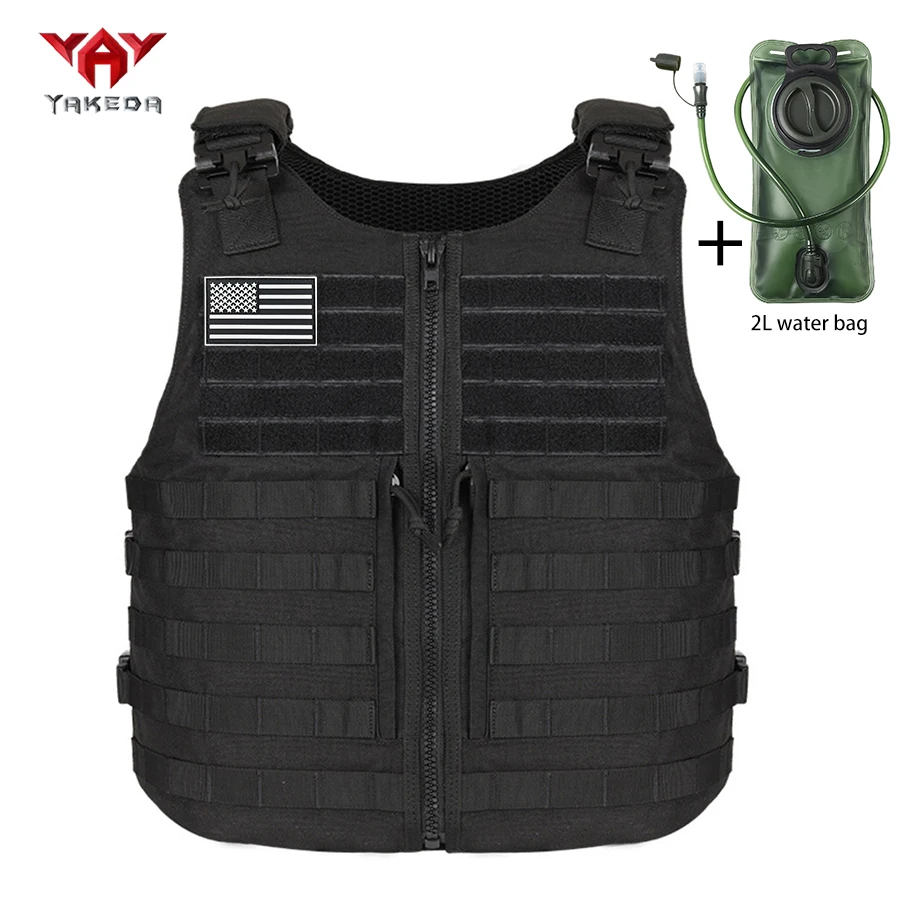 YAKEDA Breathable Outdoor Vest with 2L Hydration Bladder, Adjustable Utility Vest for Hiking and Training
YAKEDA Breathable Outdoor Vest with 2L Hydration Bladder, Adjustable Utility Vest for Hiking and Training