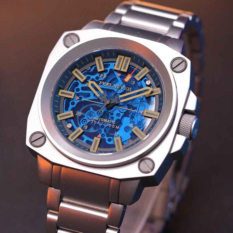 FEELNEVER новые механические часы мужские модные роскошные мужские часы из нержавеющей стали водонепроницаемые светящиеся автоматические наручные часы Reloj 
FEELNEVER новые механические часы мужские модные роскошные мужские часы из нержавеющей стали водонепроницаемые светящиеся автоматические наручные часы Reloj
