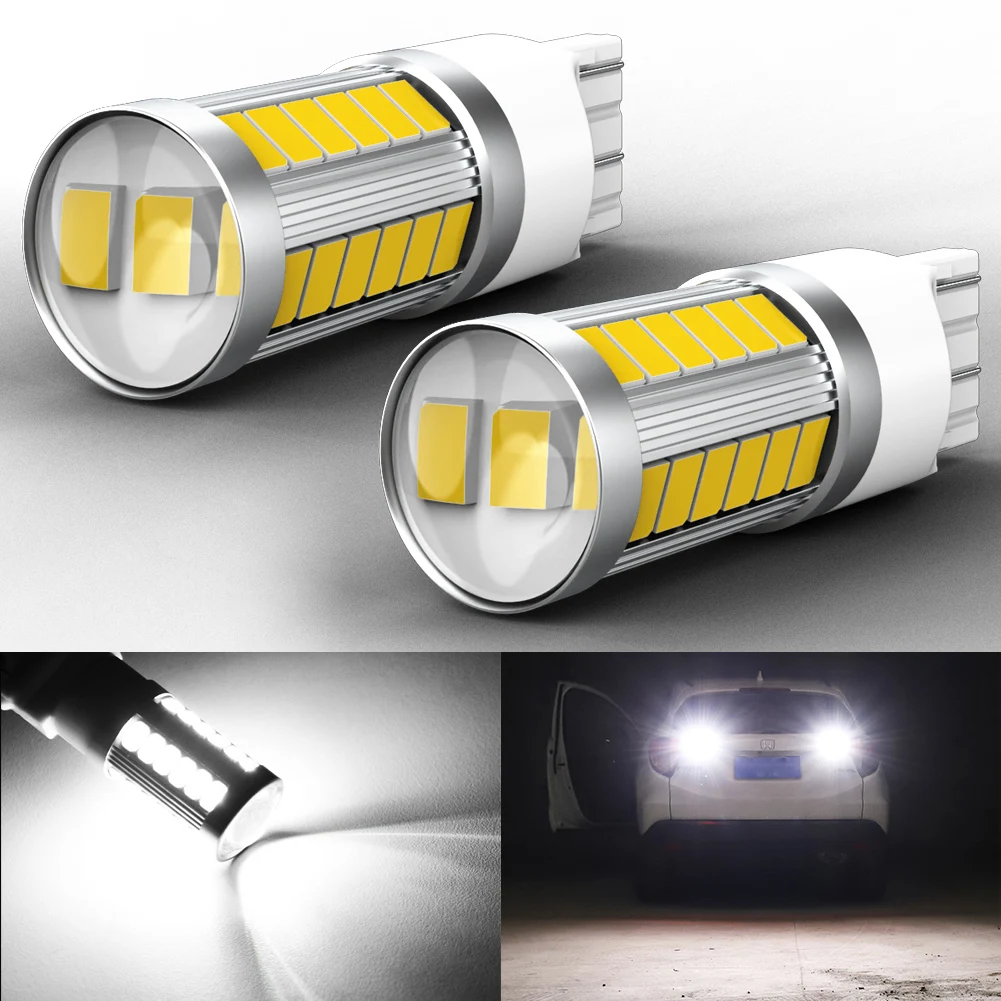 2pcs T20 7443 W21/5W WY21/5W LED Car Lights High Power Backup Light 33SMD 5630 Chips Plug and Play DRL For Honda JAZZ 2002~2008
2pcs T20 7443 W21/5W WY21/5W LED Car Lights High Power Backup Light 33SMD 5630 Chips Plug and Play DRL For Honda JAZZ 2002~2008