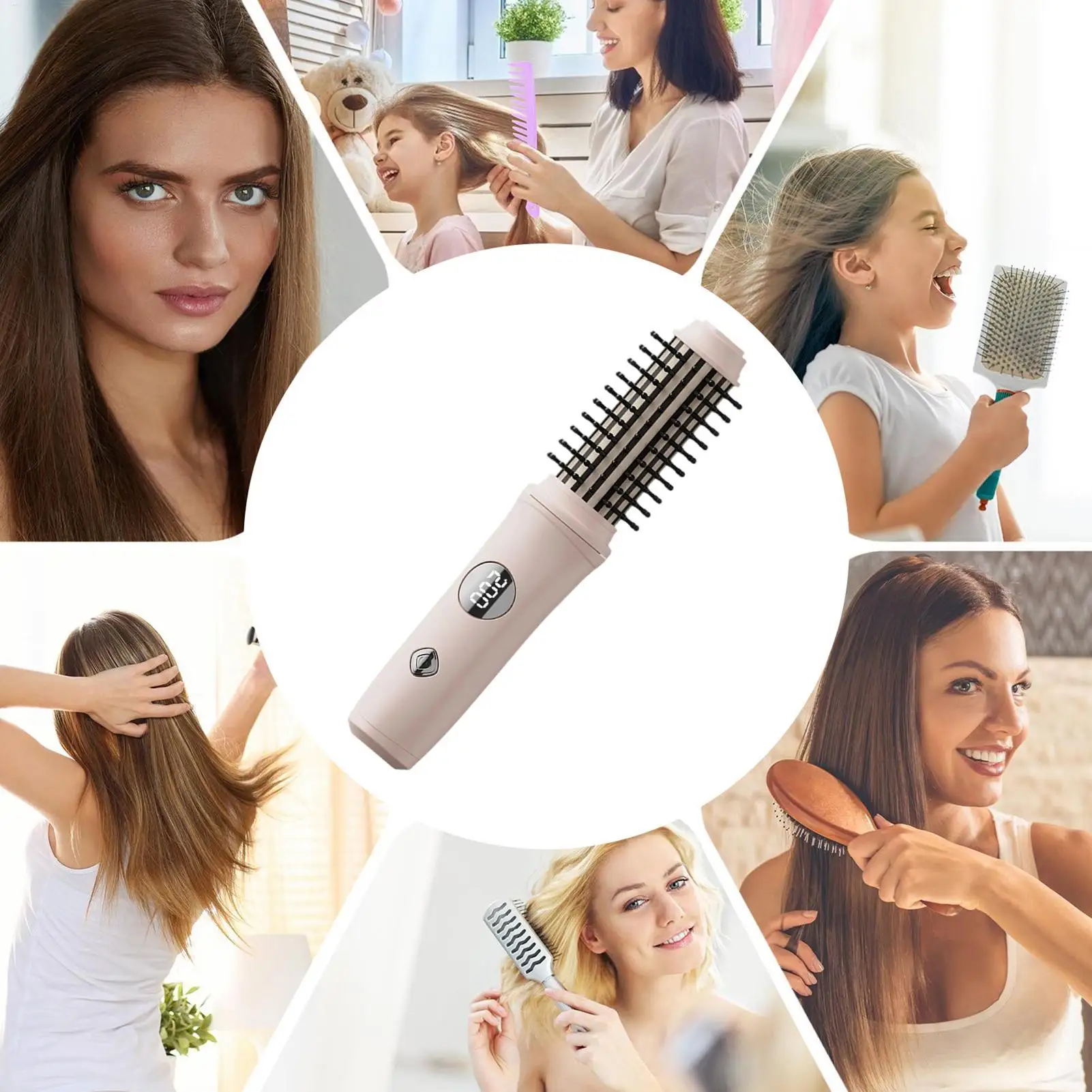 Cordless Hair Straightener Brush Four Temperature Settings Portable Curling Iron for Women Girls Ladies Wives Mothers Brides
Cordless Hair Straightener Brush Four Temperature Settings Portable Curling Iron for Women Girls Ladies Wives Mothers Brides