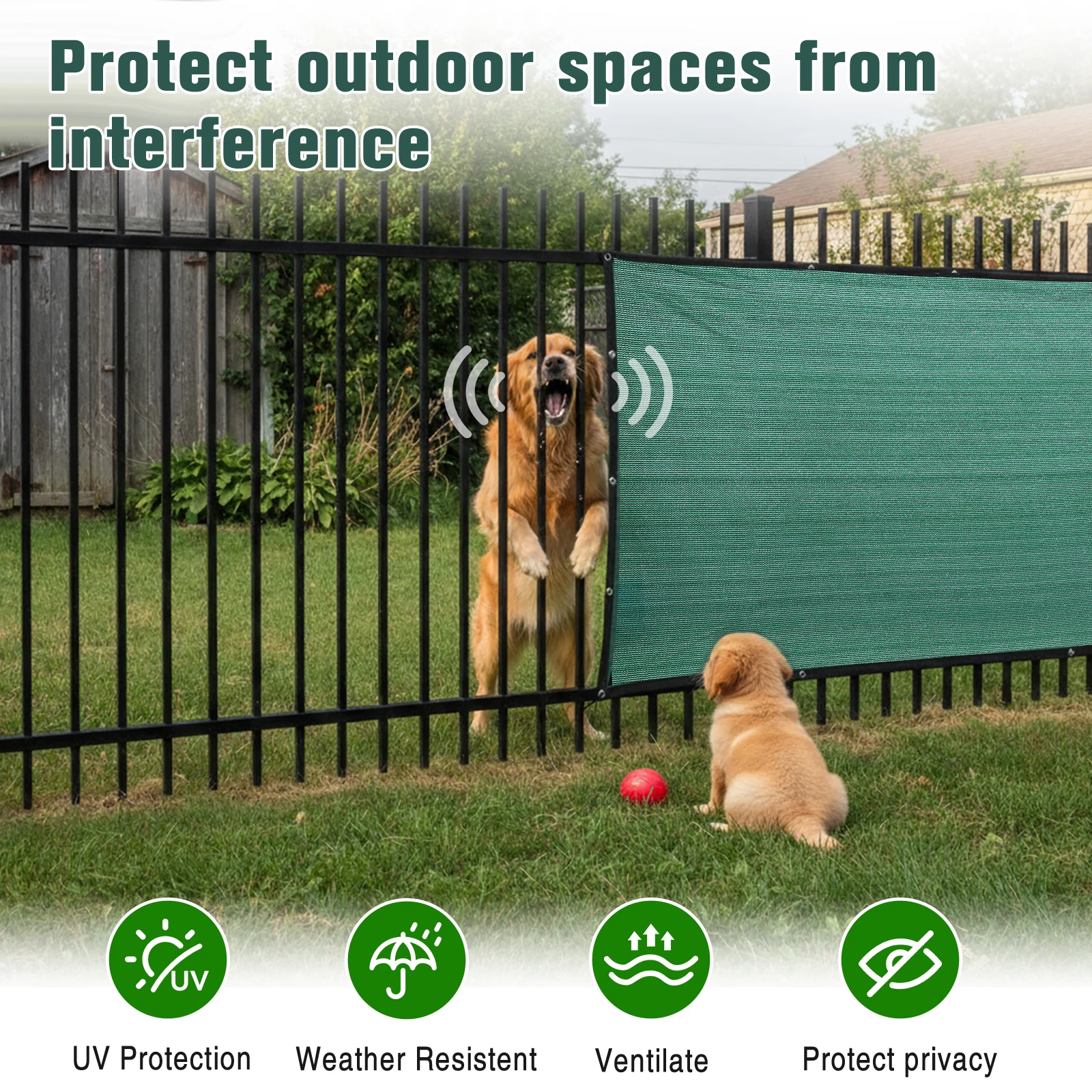 Забор-экран для конфиденциальности 1,22 м x 138 м, 90% затенения, с усиленными креплениями и металлическими люверсами для террасы, улицы, двора, патио
Забор-экран для конфиденциальности 1,22 м x 138 м, 90% затенения, с усиленными креплениями и металлическими люверсами для террасы, улицы, двора, патио