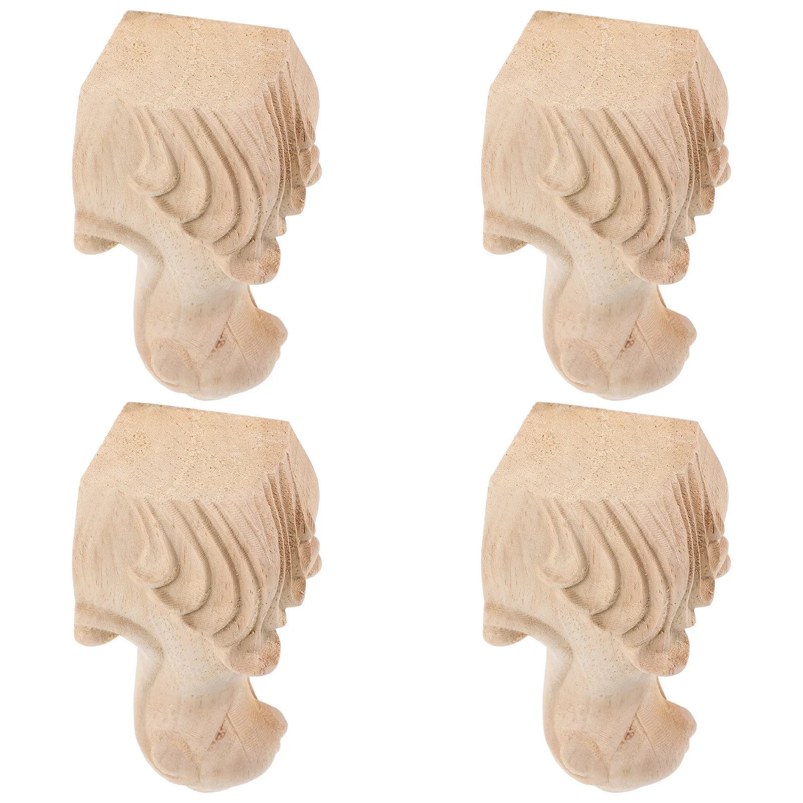 4 pcs Vintage Wooden Cabinet Feet Embossed Furniture Legs Decorative Table Legs For Sofa Chair Cabinet Home Office Use
4 pcs Vintage Wooden Cabinet Feet Embossed Furniture Legs Decorative Table Legs For Sofa Chair Cabinet Home Office Use