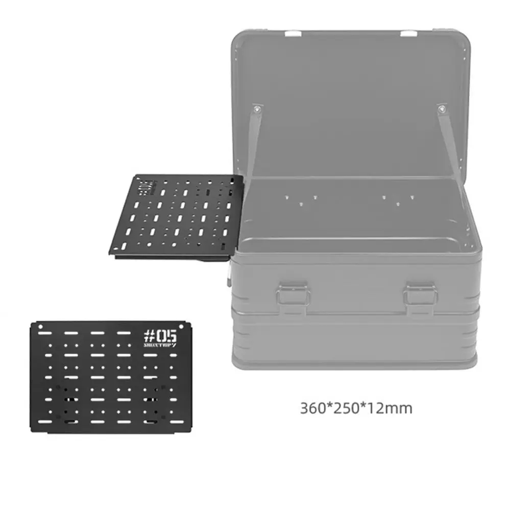Aluminum Camping Accessories Camping Storage Box Camping Setup Travel Equipment Easy To Clean Panel Functional Camping Panel
Aluminum Camping Accessories Camping Storage Box Camping Setup Travel Equipment Easy To Clean Panel Functional Camping Panel