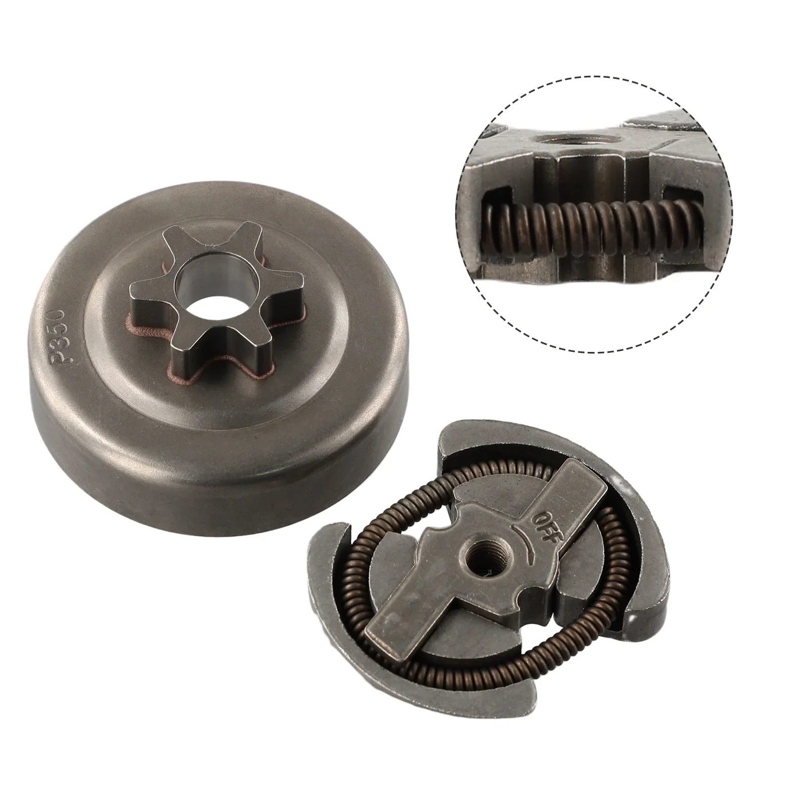 3/8inch 6T Clutch Drum Set 530047061, 530014949 For 350 351 352 370 371 For-Husqvarna 235 236 240 36 Chainsaw Power Tool Parts
3/8inch 6T Clutch Drum Set 530047061, 530014949 For 350 351 352 370 371 For-Husqvarna 235 236 240 36 Chainsaw Power Tool Parts