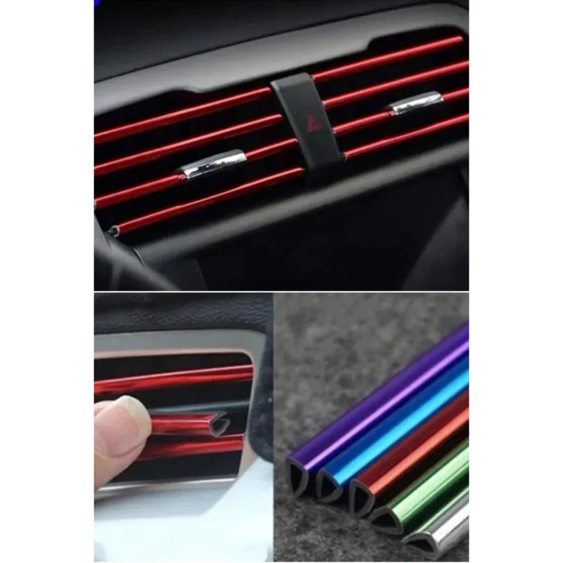 40 Pcs Car Air Vent Grille decoration Trim Sticker U Style Air Conditioner Outlet Decoration Strip Car Decoration
40 Pcs Car Air Vent Grille decoration Trim Sticker U Style Air Conditioner Outlet Decoration Strip Car Decoration