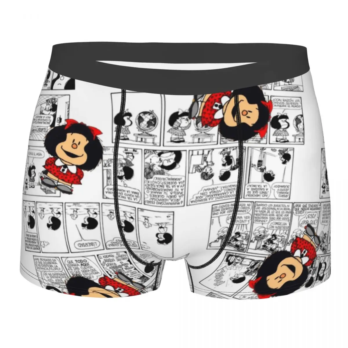 Custom Manga Quino Mafalda Kawaii Cartoon Underwear Men Stretch Boxer Briefs
Custom Manga Quino Mafalda Kawaii Cartoon Underwear Men Stretch Boxer Briefs