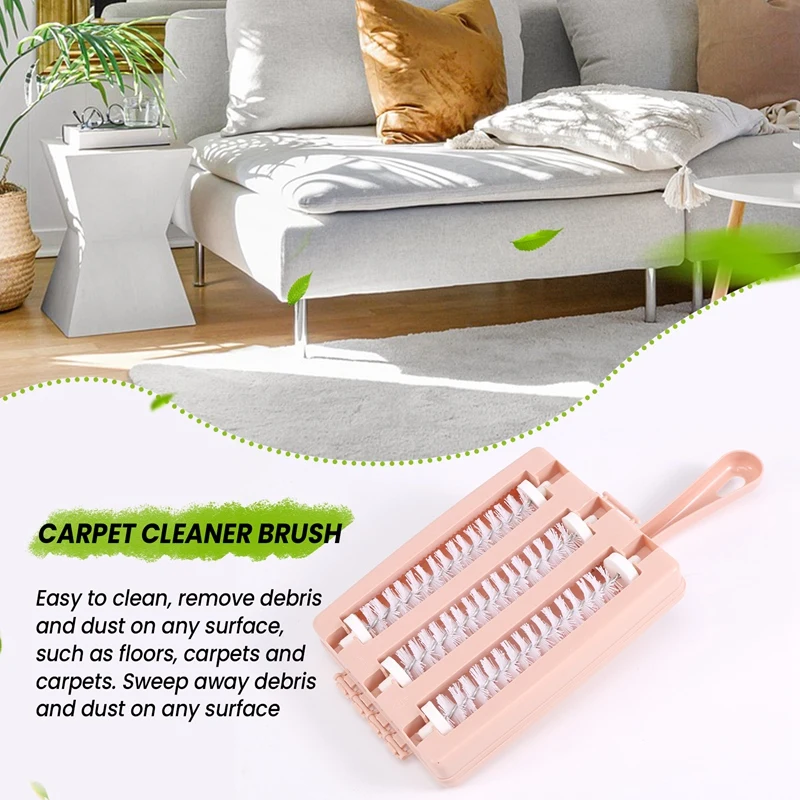 Carpet Cleaner Brush Sweeper Dirt Handheld Sofa Bed Pet Hair Debris Dirt Fur Roller Brush Household Cleaning Tool
Carpet Cleaner Brush Sweeper Dirt Handheld Sofa Bed Pet Hair Debris Dirt Fur Roller Brush Household Cleaning Tool