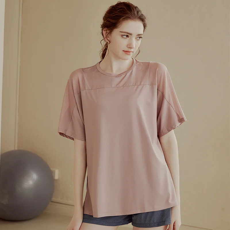 Mesh Breathable Sports Short Sleeve Quick Dry T-shirt Women Running Fitness Clothing Yoga Top Sweat Absorbent Summer Thin
Mesh Breathable Sports Short Sleeve Quick Dry T-shirt Women Running Fitness Clothing Yoga Top Sweat Absorbent Summer Thin