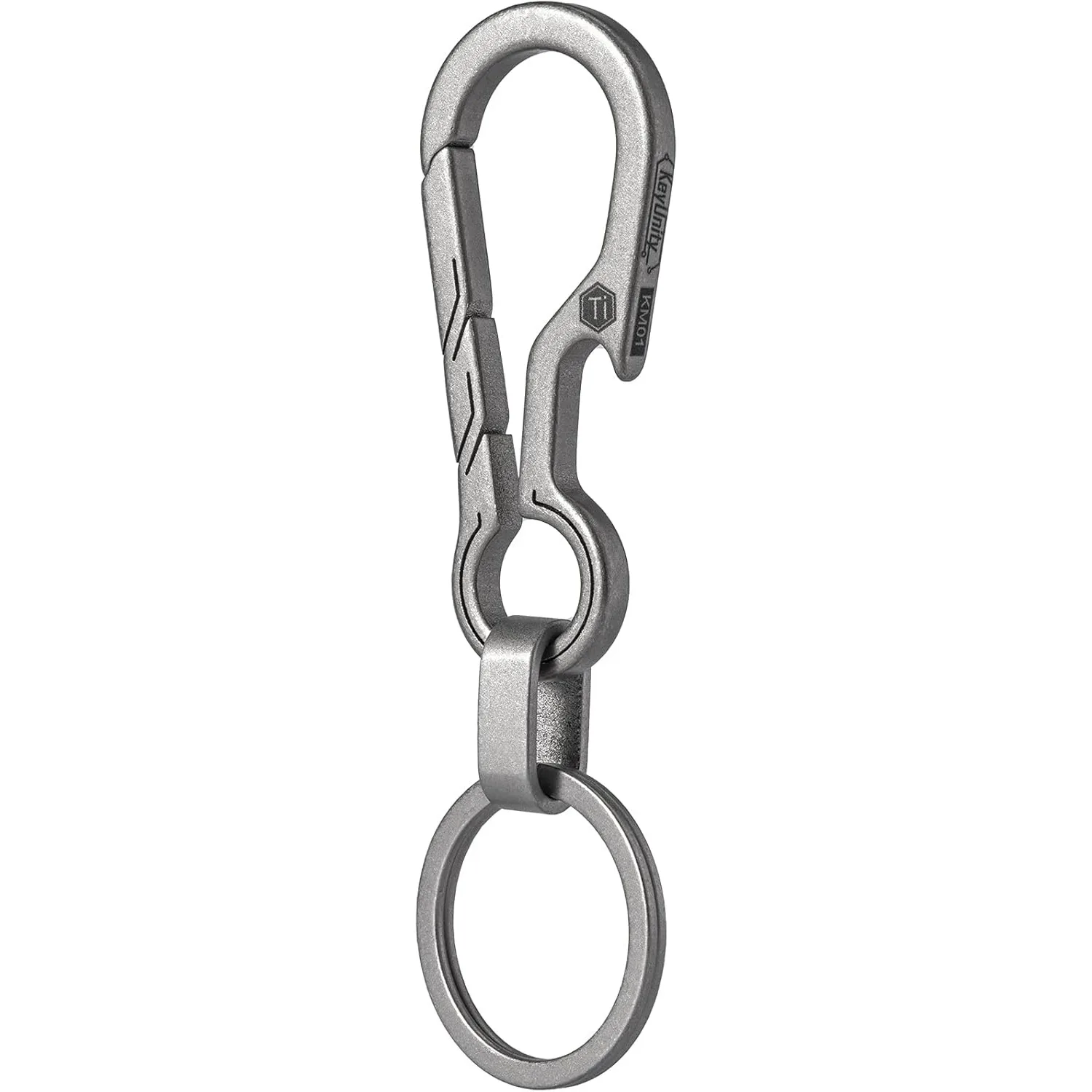 KeyUnity KM01 Titanium EDC Keychain Clip with Bottle Opener, Quick Release Carabiner Key Ring Holder for Men
KeyUnity KM01 Titanium EDC Keychain Clip with Bottle Opener, Quick Release Carabiner Key Ring Holder for Men
