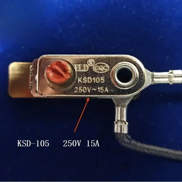 1Pcs KSD105 15A 250V thermostat with plug-in cable For original electric pressure cooker pressure switch universal KSD101
1Pcs KSD105 15A 250V thermostat with plug-in cable For original electric pressure cooker pressure switch universal KSD101