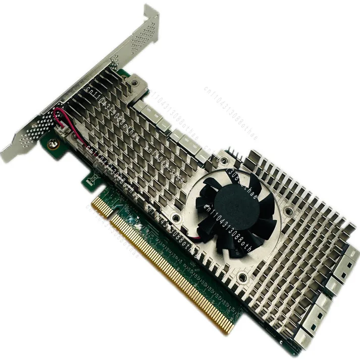 SSD Expansion Card 8-bit PEX88048 Chip PCIe4.0x16 To NVMe Hard Disk
SSD Expansion Card 8-bit PEX88048 Chip PCIe4.0x16 To NVMe Hard Disk