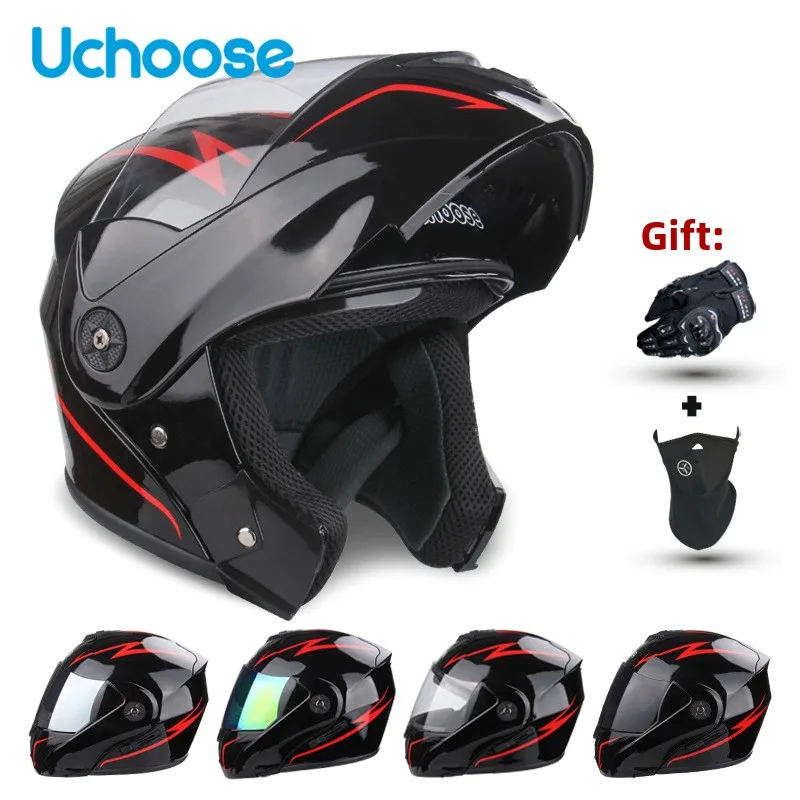 Electric Motorcycle Double Lens Peeling Helmet Men and Women Four-season Universal Locomotive Helmet
Electric Motorcycle Double Lens Peeling Helmet Men and Women Four-season Universal Locomotive Helmet