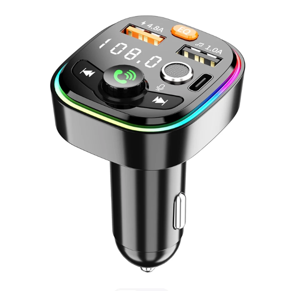 Car Bluetooth Receiver 5.0 Non destructive Multi functional Player with Atmosphere Light Car Supplies Charging Fast Charging
Car Bluetooth Receiver 5.0 Non destructive Multi functional Player with Atmosphere Light Car Supplies Charging Fast Charging