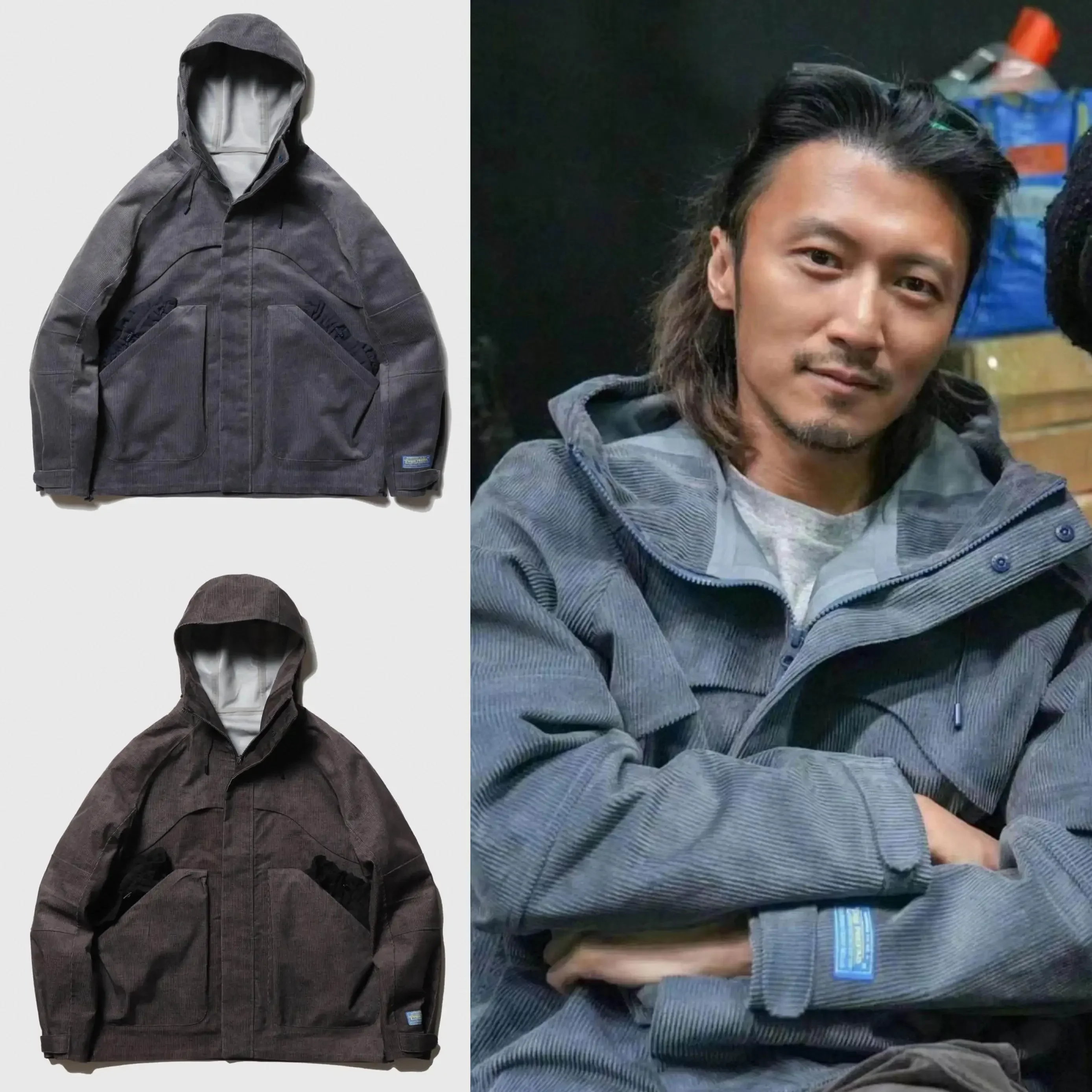 Corduroy Hard Shell Outdoor Waterproof Windproof Hooded Jacket
Corduroy Hard Shell Outdoor Waterproof Windproof Hooded Jacket