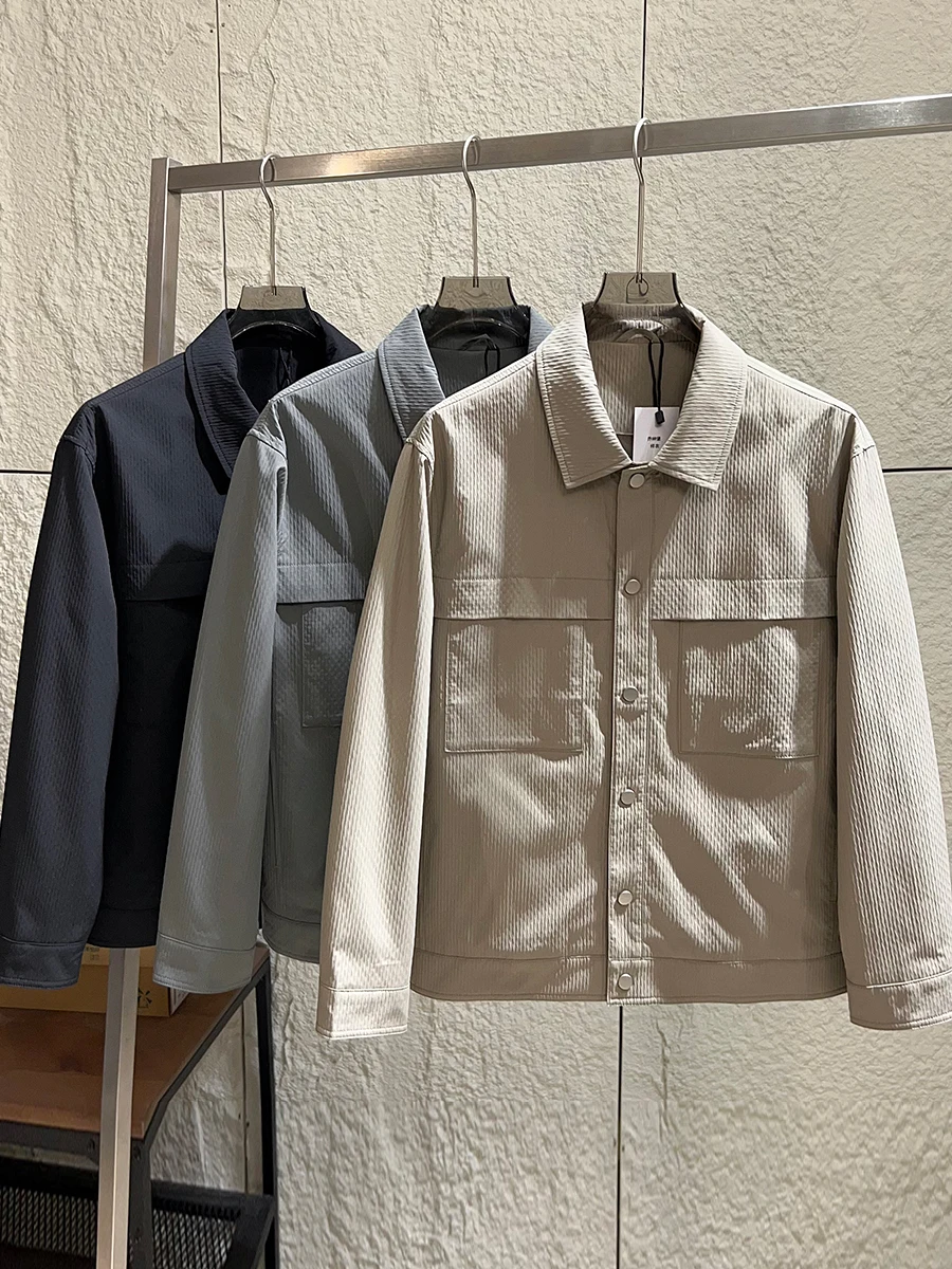 High Quality Texture Jacquard Collar Jacket Men's Casual Versatile Spring Autumn New Style Standard Fit Business Casual Outer...
High Quality Texture Jacquard Collar Jacket Men's Casual Versatile Spring Autumn New Style Standard Fit Business Casual Outer...