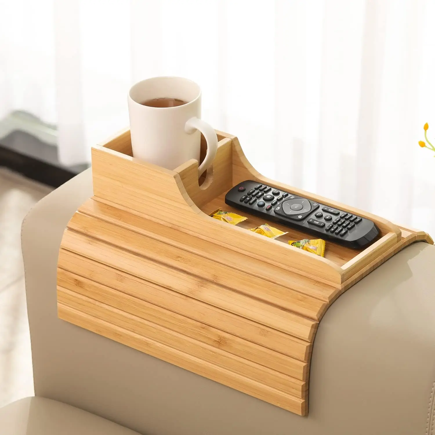 Bamboo Couch Cup Holder, Anti-Spill Sofa Arm Tray, Natural And Easy To Clean Couch Arm Cup Holder Armrest Tray Perfect For
Bamboo Couch Cup Holder, Anti-Spill Sofa Arm Tray, Natural And Easy To Clean Couch Arm Cup Holder Armrest Tray Perfect For