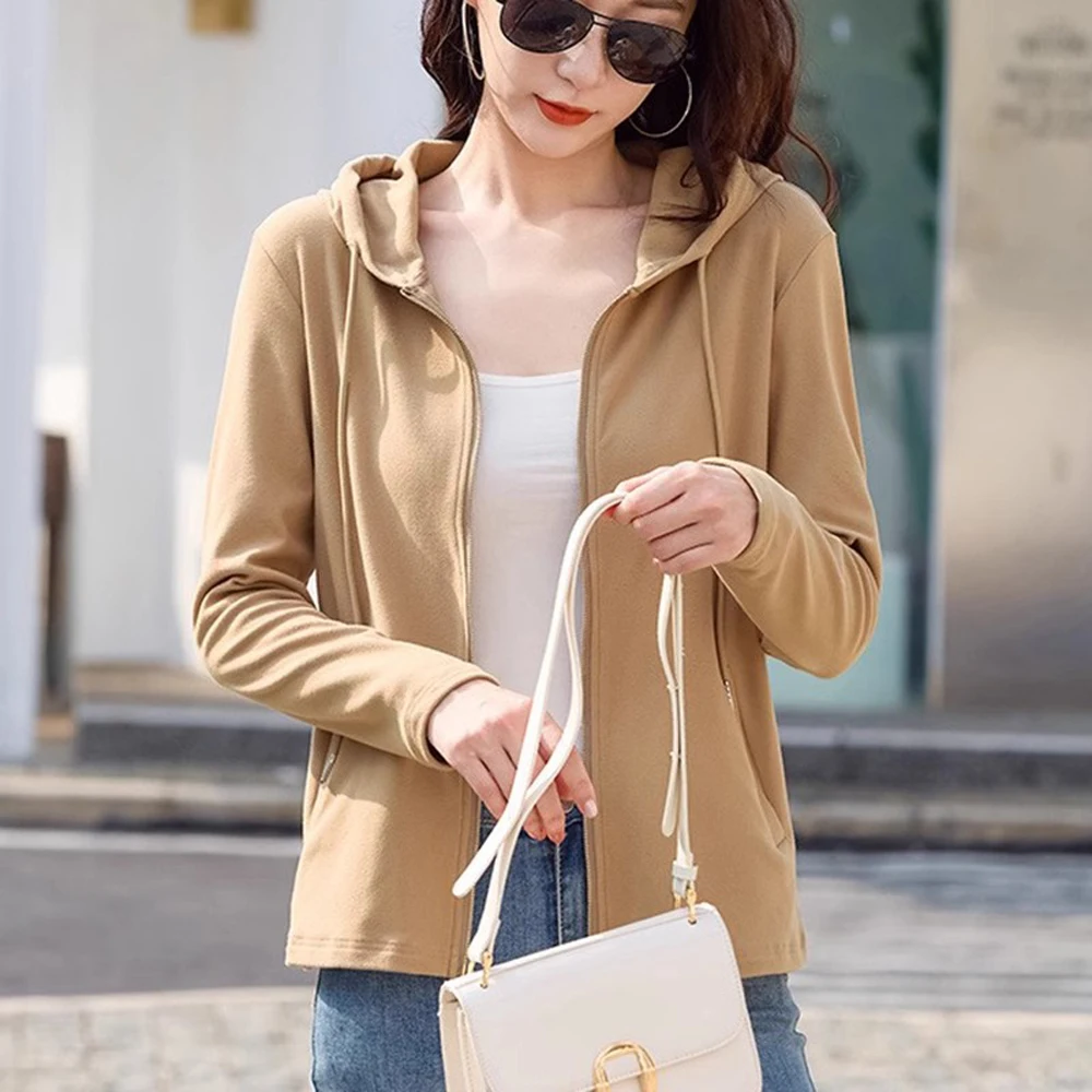 Thin hooded sweatshirt women's jacket 2024 new spring and autumn sports hoodie warm zipper cardigan sports top
Thin hooded sweatshirt women's jacket 2024 new spring and autumn sports hoodie warm zipper cardigan sports top