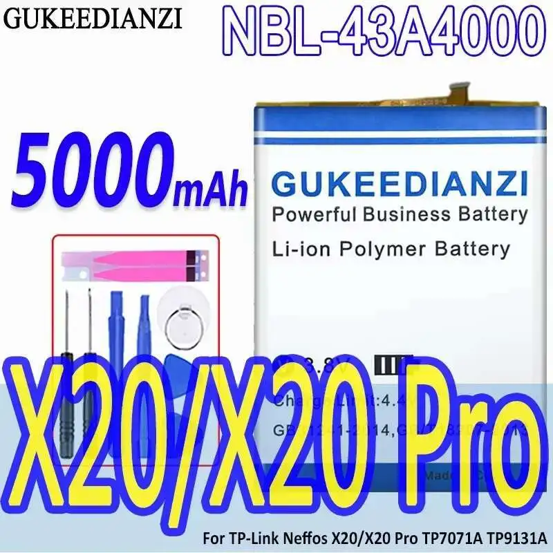 Mobile Phone Battery Nbl-43A4000 5000mAh For TP-Link Neffos X20 X20 Pro TP7071A TP9131A
Mobile Phone Battery Nbl-43A4000 5000mAh For TP-Link Neffos X20 X20 Pro TP7071A TP9131A