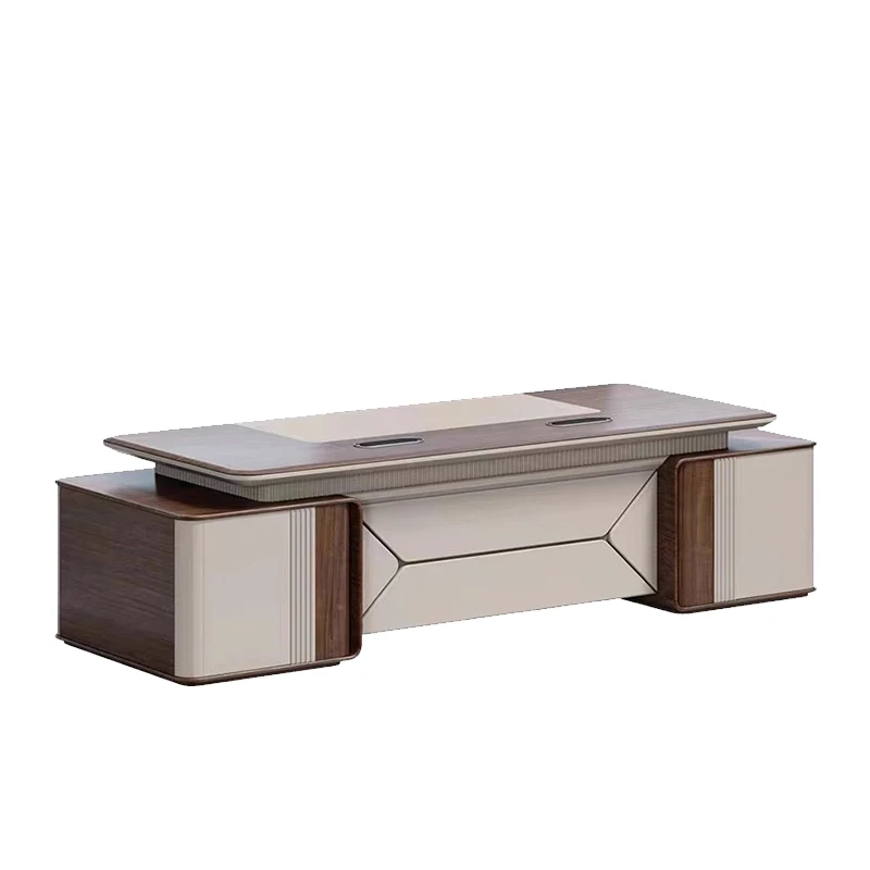 New Chinese-style North American black walnut desk, light luxury modern high-end solid wood desk
New Chinese-style North American black walnut desk, light luxury modern high-end solid wood desk
