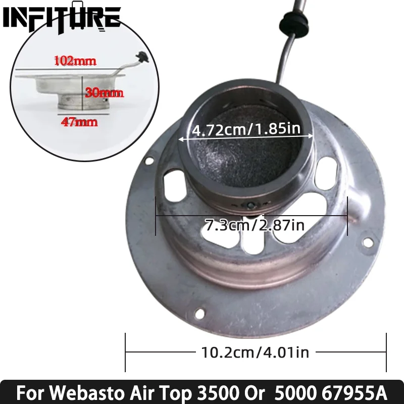 Burner Cartridge Air Parking Heater Combustion Chamber For Webasto Air Top 3500 or Air Top 5000 3-5KW
Burner Cartridge Air Parking Heater Combustion Chamber For Webasto Air Top 3500 or Air Top 5000 3-5KW