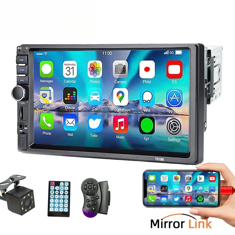 Bileeko 7 Inch 1 Din Car Radio MP5 Multimedia Player Touch Screen FM ISO Power Aux Input Bluetooth USB Mirror Link Autoradio
Bileeko 7 Inch 1 Din Car Radio MP5 Multimedia Player Touch Screen FM ISO Power Aux Input Bluetooth USB Mirror Link Autoradio