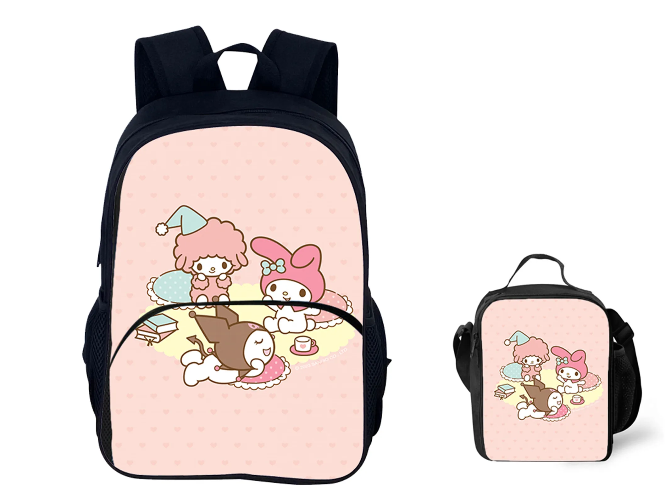 HOT Kuromi Unisex Boys Girls Waterproof Backpack and Insulated Lunch Box 2Pcs Set-Large Knapsack for Kid
HOT Kuromi Unisex Boys Girls Waterproof Backpack and Insulated Lunch Box 2Pcs Set-Large Knapsack for Kid