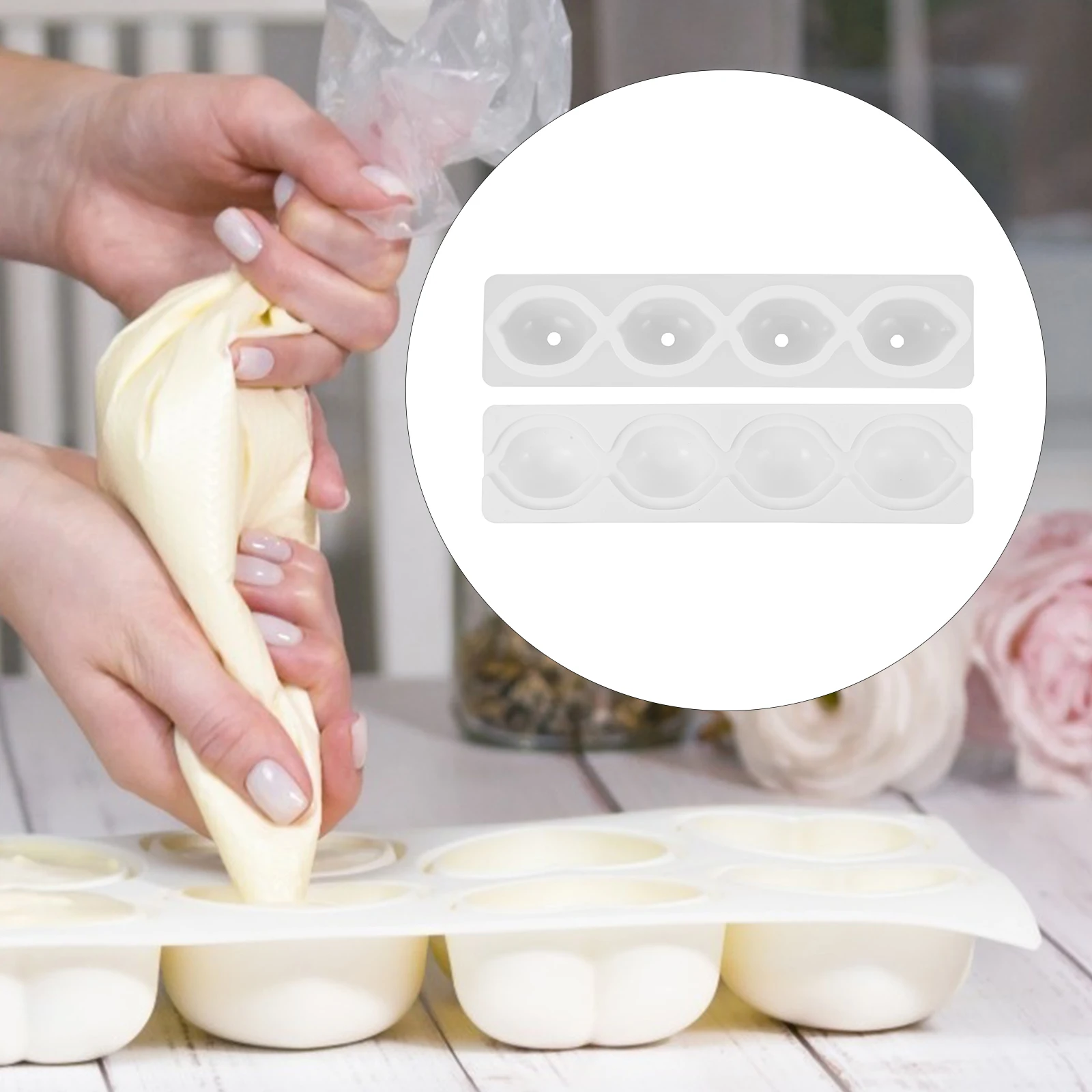4pcs Lemon Mousse Silicone Cake Mold Dessert Baking Fondant Chocolate Jelly Mold Food Grade Non Stick Dishwasher
4pcs Lemon Mousse Silicone Cake Mold Dessert Baking Fondant Chocolate Jelly Mold Food Grade Non Stick Dishwasher