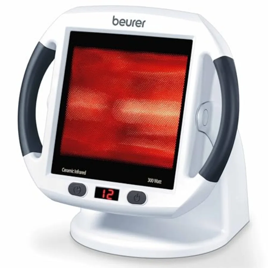 Beurer IL50 Infrared Heat Lamp Heated Red Light Therapy Lamp for Body, Face, Sinuses, and Skin - Effective Muscle Pain and Cold
Beurer IL50 Infrared Heat Lamp Heated Red Light Therapy Lamp for Body, Face, Sinuses, and Skin - Effective Muscle Pain and Cold
