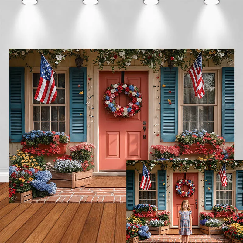 LS Independence Day Photography Background House Wreath American Flag Tile Decor Adult Kids Portrait Photo Backdrop Studio
LS Independence Day Photography Background House Wreath American Flag Tile Decor Adult Kids Portrait Photo Backdrop Studio