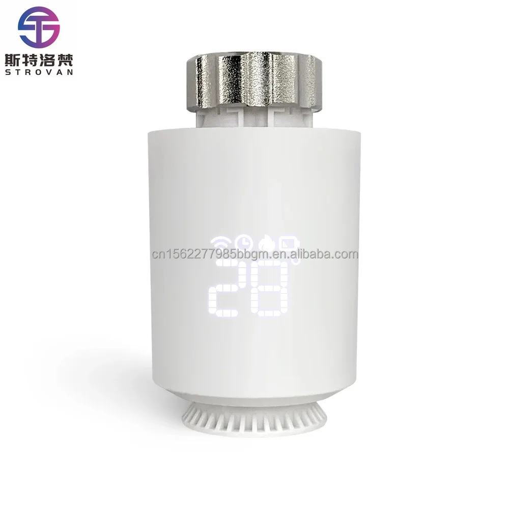 Zigbee Thermostatic Smart Temperature Control for Home Use Works Smart Valve Thermostat Radiator
Zigbee Thermostatic Smart Temperature Control for Home Use Works Smart Valve Thermostat Radiator