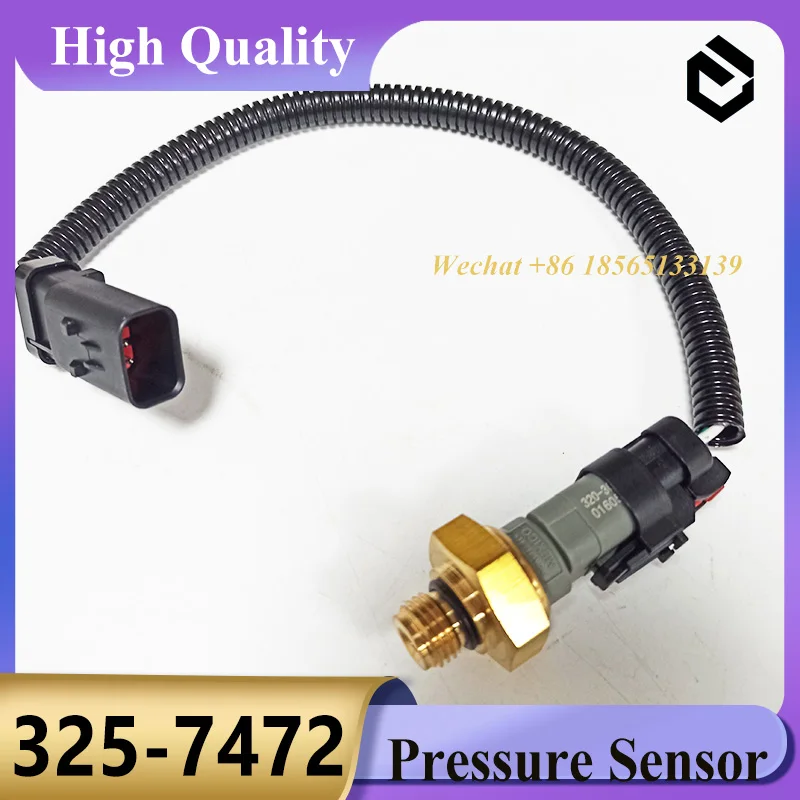 325-7472 Pressure Sensor 3257472 for Caterpillar CAT 352F 349 349F LXE 352 355 374F L 390F 374F 349E L 349E L VG 352F XE VG 349F
325-7472 Pressure Sensor 3257472 for Caterpillar CAT 352F 349 349F LXE 352 355 374F L 390F 374F 349E L 349E L VG 352F XE VG 349F