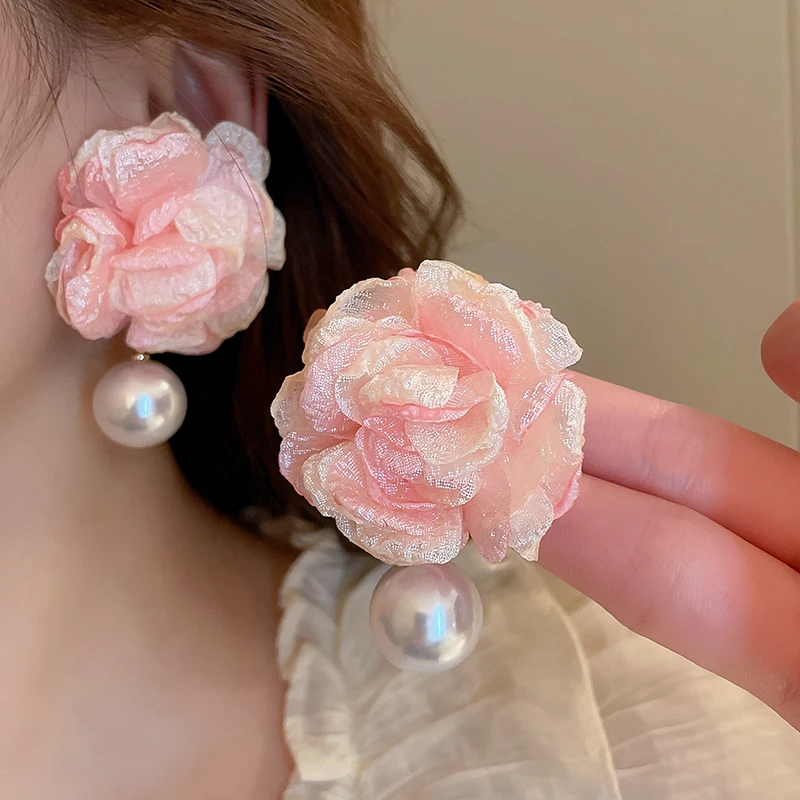 2024 Fashion Romantic Women Elegant Flower Pearls Dangle Earrings Set , Ear Accessory Jewelry Sets Gifts
2024 Fashion Romantic Women Elegant Flower Pearls Dangle Earrings Set , Ear Accessory Jewelry Sets Gifts