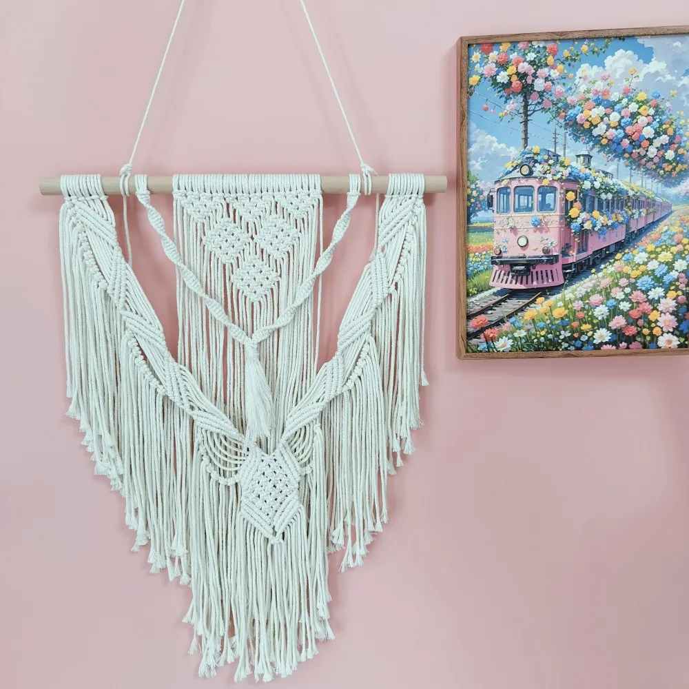 Macrame Wall Hanging Tapestries Hand Woven Wall Decor Large Long Textured Headboard Tapestry Boho Macrame Mural Wedding Backdrop
Macrame Wall Hanging Tapestries Hand Woven Wall Decor Large Long Textured Headboard Tapestry Boho Macrame Mural Wedding Backdrop