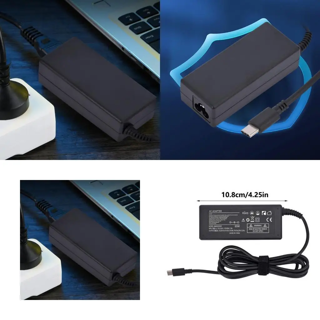 Y1UB Portable 65W Type C Laptop Power Adapter Fast Technology Overcurrent Protections for Notebook
Y1UB Portable 65W Type C Laptop Power Adapter Fast Technology Overcurrent Protections for Notebook