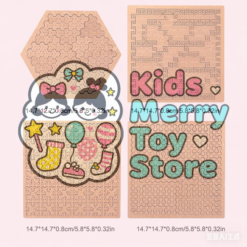 Пазлы с фрактальным подносом, деревянные головоломки с изгибом, уникальный нестандартный креативный лабиринт, невозможный, сложный
Пазлы с фрактальным подносом, деревянные головоломки с изгибом, уникальный нестандартный креативный лабиринт, невозможный, сложный