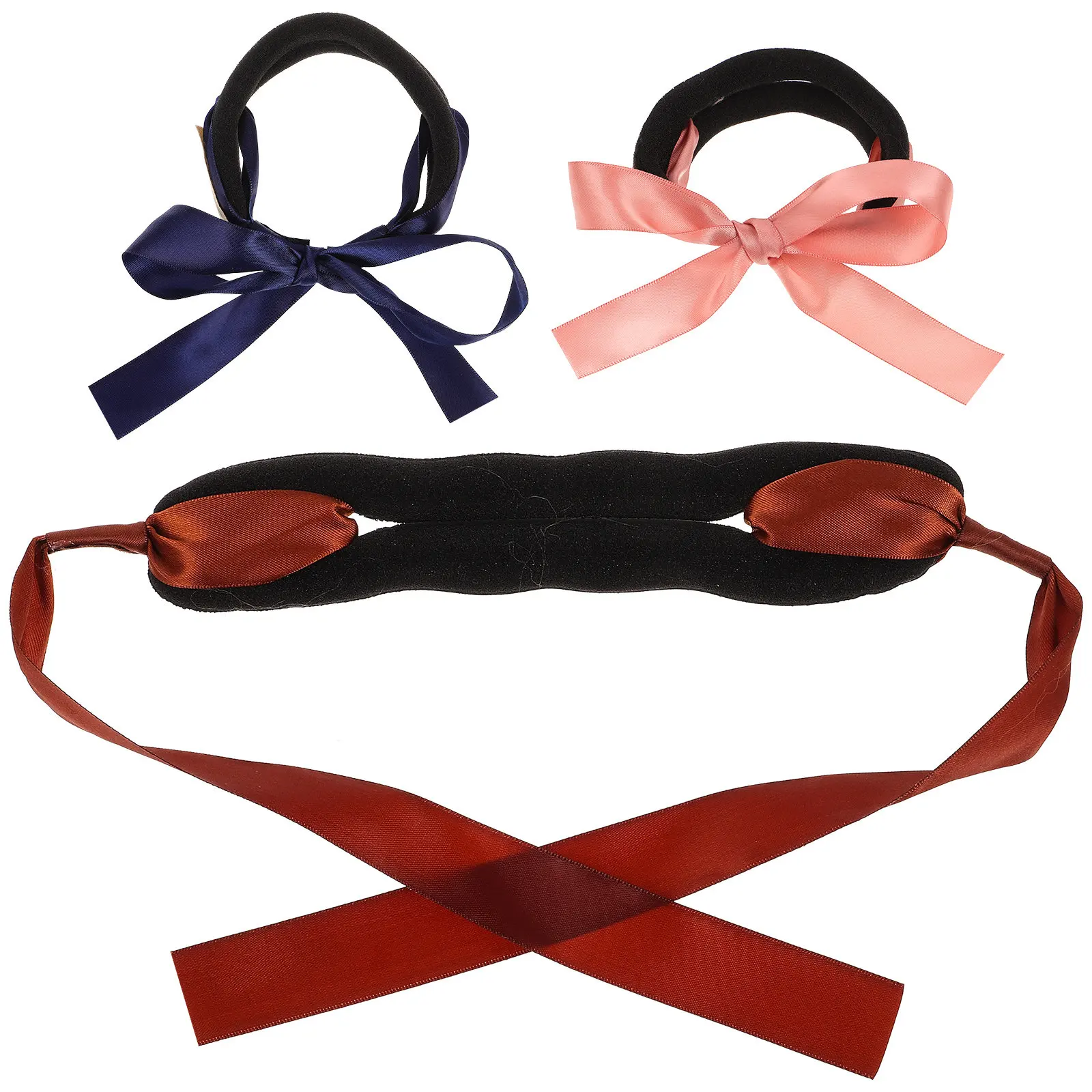 3Pcs Ribbon Hair Donut Bun Maker French Style Hairband Turban Rings for Party Wedding Prom Dance Hair Styler Dnout Bun Maker
3Pcs Ribbon Hair Donut Bun Maker French Style Hairband Turban Rings for Party Wedding Prom Dance Hair Styler Dnout Bun Maker