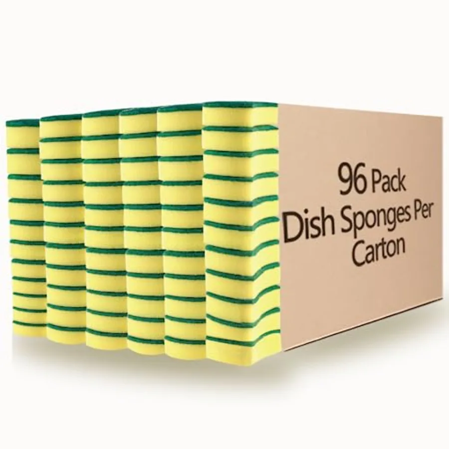 Kitchen Cleaning Sponges, Eco Non-Scratch for Dish, Scrub Sponges
Kitchen Cleaning Sponges, Eco Non-Scratch for Dish, Scrub Sponges