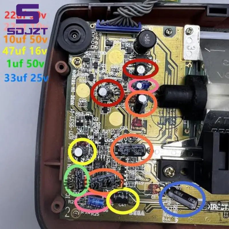25 шт./компл. конденсаторы для Sega GameGear GG, конденсаторы для ремонта материнской платы, замена новых
25 шт./компл. конденсаторы для Sega GameGear GG, конденсаторы для ремонта материнской платы, замена новых
