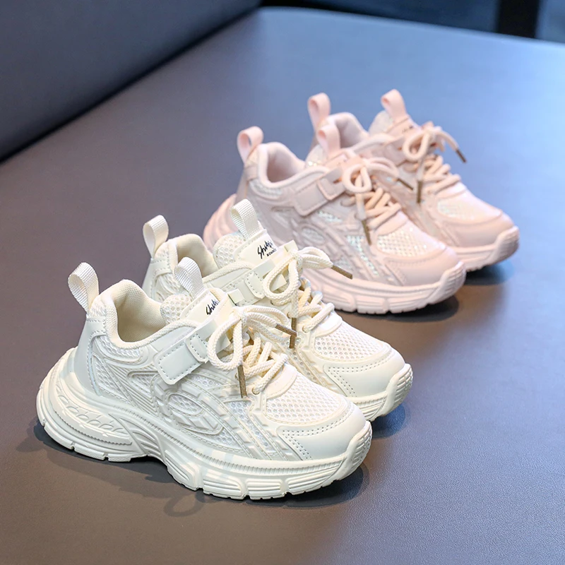New Kids Shoes for Girl Chunky Non-slip Children's Sneakers Spring Autumn Beige Pink Versatile School Causal Basketball Shoes
New Kids Shoes for Girl Chunky Non-slip Children's Sneakers Spring Autumn Beige Pink Versatile School Causal Basketball Shoes