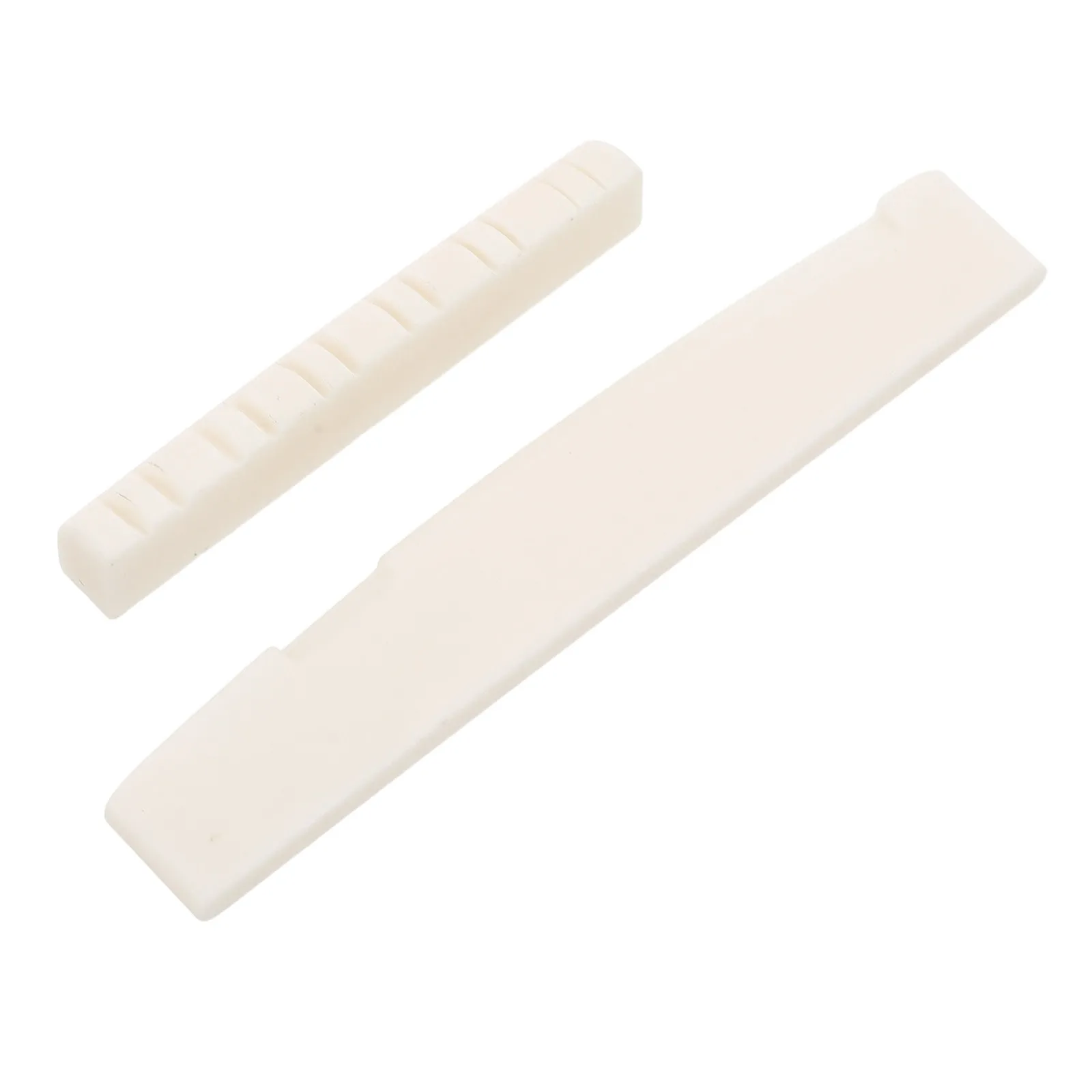 2Pcs Acoustic Guitar Bone Nut and Saddle 48x9x6mm 76x12x3mm Folk Guitar Parts for String Stability Tone Enhancement
2Pcs Acoustic Guitar Bone Nut and Saddle 48x9x6mm 76x12x3mm Folk Guitar Parts for String Stability Tone Enhancement