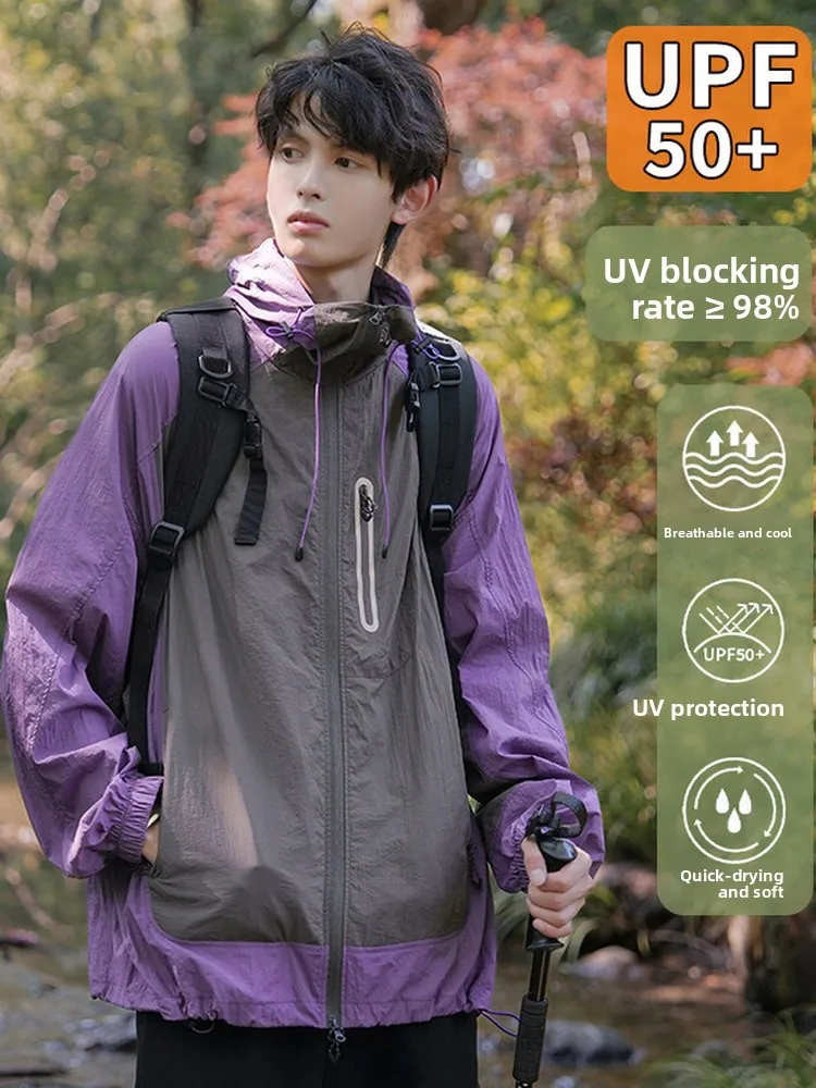 UPF50 Laser Perforated Color Blo Hooded Lightweight Breathable ex Summer Outdoor Hiking Mountain Climbing Clothing
UPF50 Laser Perforated Color Blo Hooded Lightweight Breathable ex Summer Outdoor Hiking Mountain Climbing Clothing