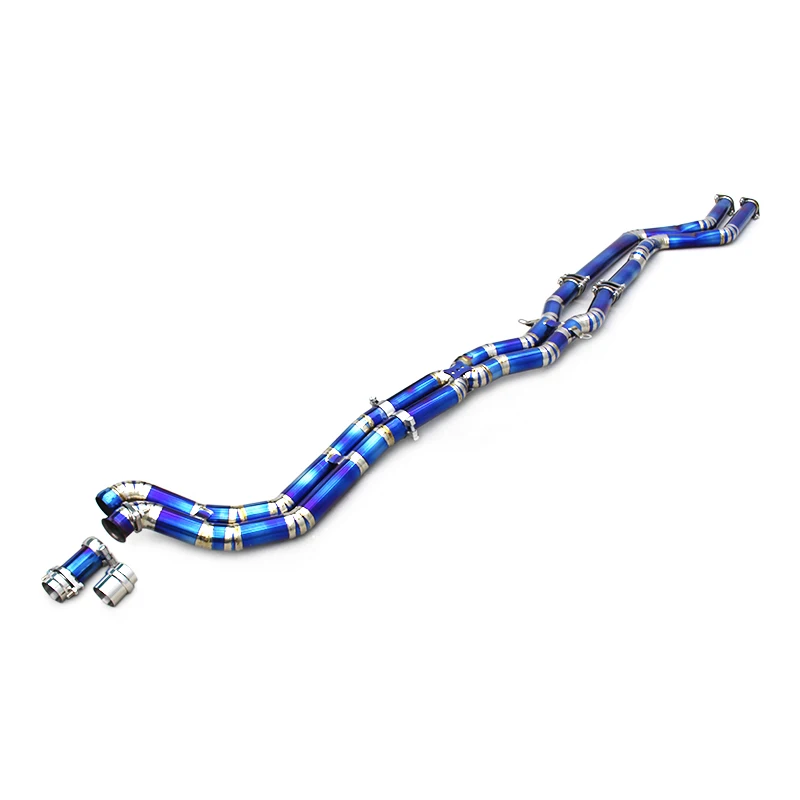 Custom Titanium Exhaust Pipe For BMW M3 E46 L6 3.2L 2000-2006 Supersport Car X Pipe Active Sound Midpipe Exhaust System
Custom Titanium Exhaust Pipe For BMW M3 E46 L6 3.2L 2000-2006 Supersport Car X Pipe Active Sound Midpipe Exhaust System