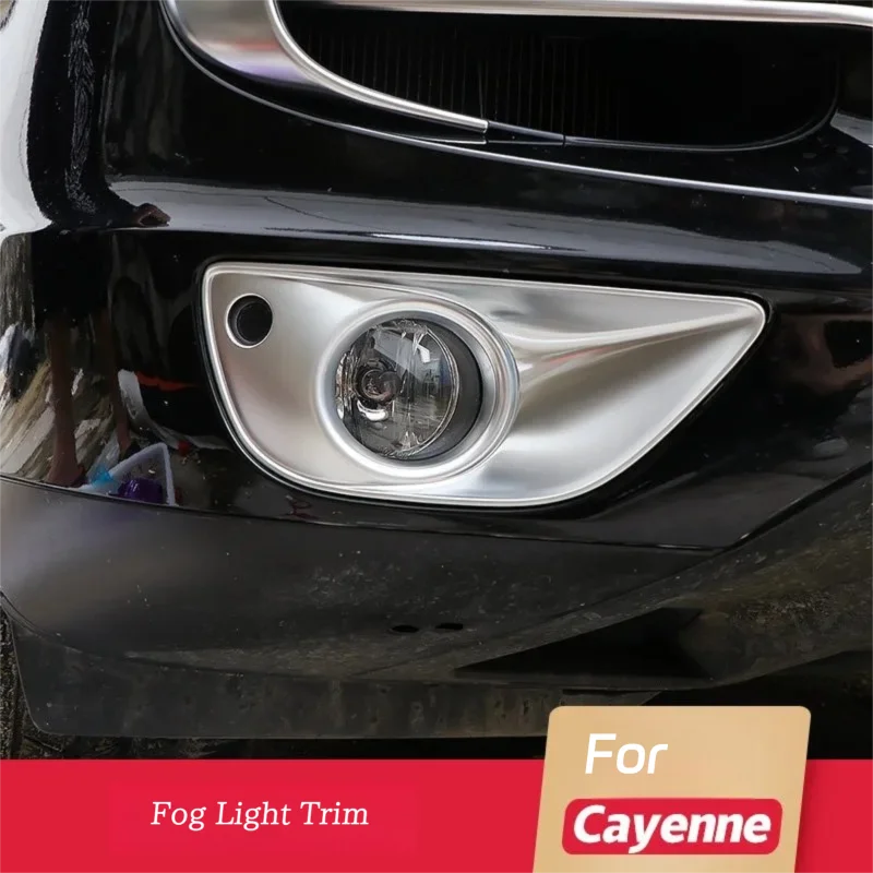 For Porsche Cayenne 2015-2017 Fog Light Trim Front Bumper Fog Lamp Bezel Cover Car Exterior Accessories Styling Parts
For Porsche Cayenne 2015-2017 Fog Light Trim Front Bumper Fog Lamp Bezel Cover Car Exterior Accessories Styling Parts